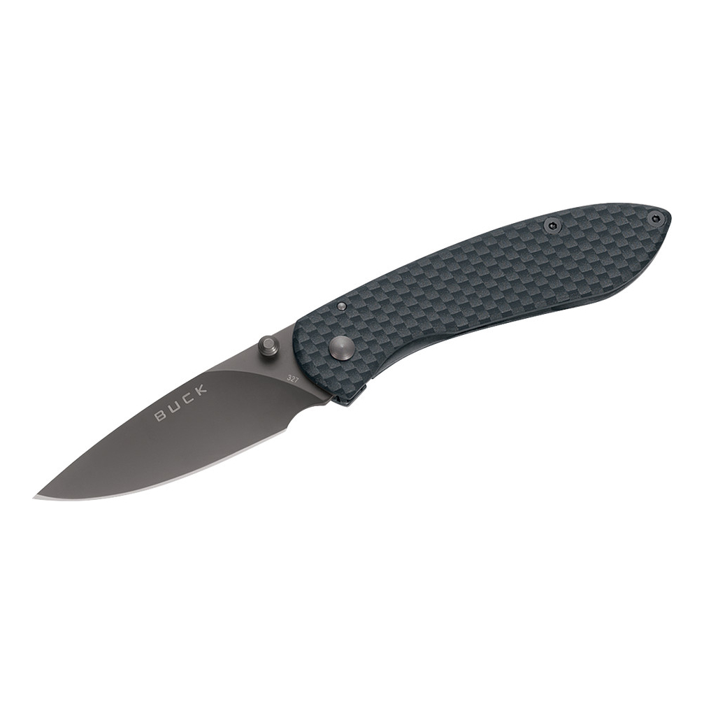 Buck Nobleman Carbon Fiber Graphic Folding Pocket Knife